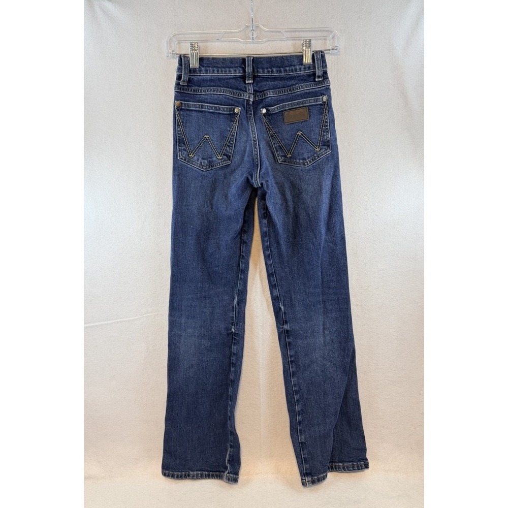 Wrangler Retro Jeans Relaxed Boot, Boys 12 SLIM Denim Adjustable Waist Stretch - Picture 4 of 10